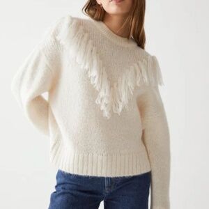 & Other Stories Cream Wool Sweater
